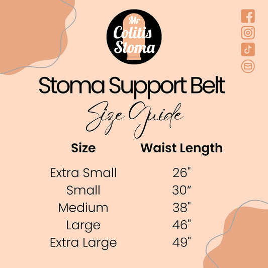 Mr. Colitis Stoma Support Belts (UK only) with free delivery